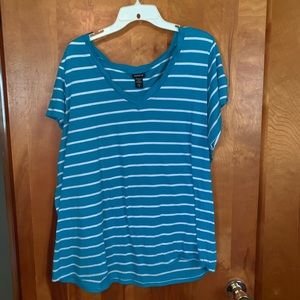 Torrid Striped Tee Size 3